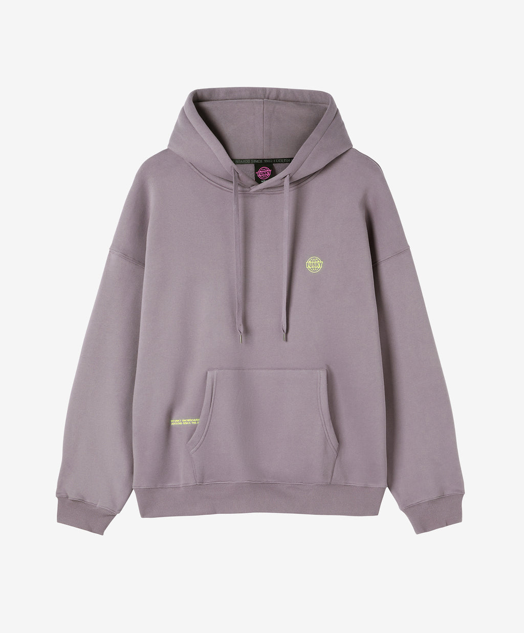 FUNKY LOGO EMBROIDERY HOODIE LILIAC – Funkysnowboards