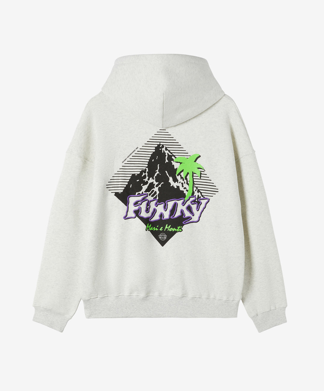 MARIEMONTI HOODIE HEATHER GREY
