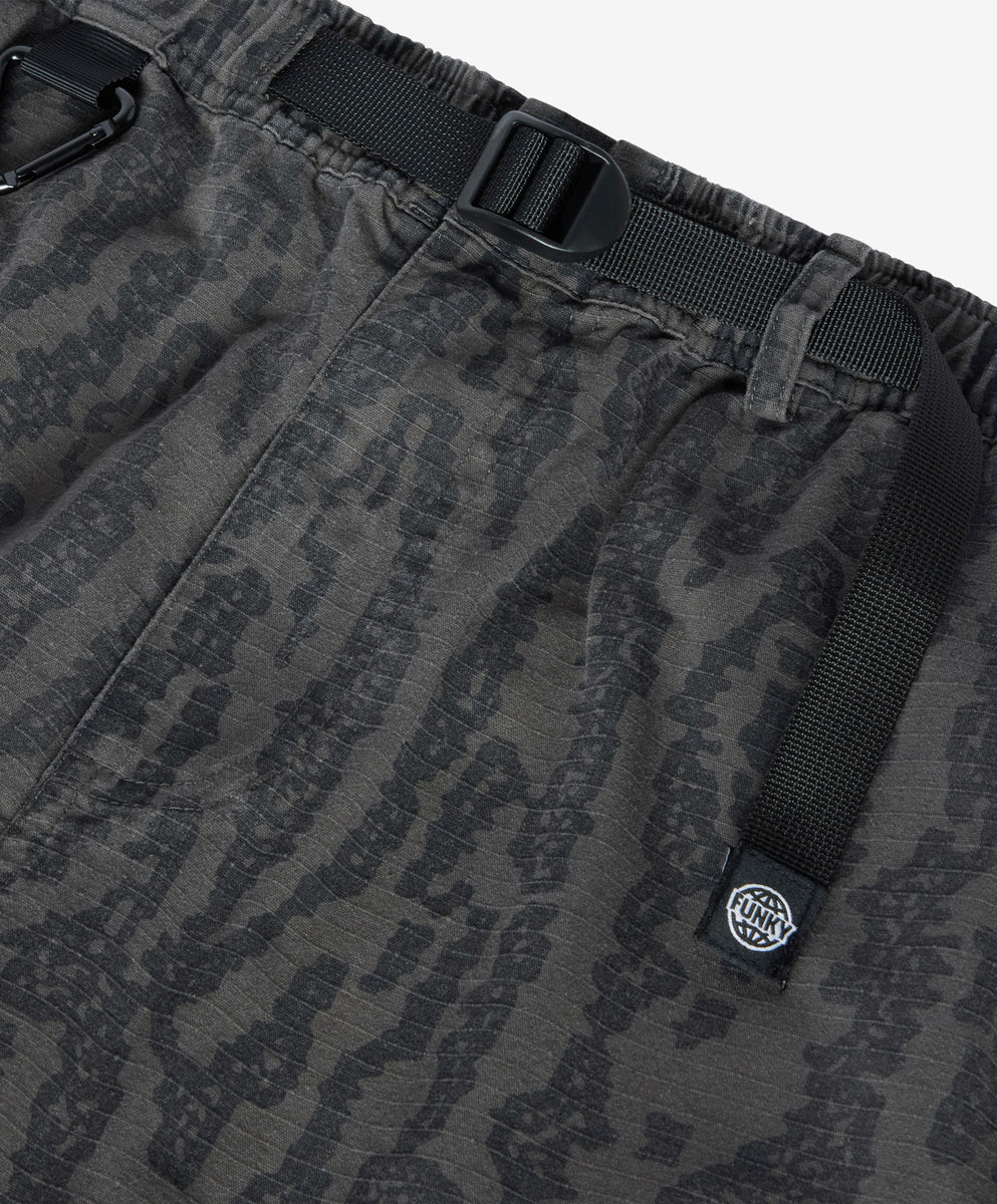 FUNKY OS RIPSTOP SHORTS WASHED ANTHRACITE – Funkysnowboards