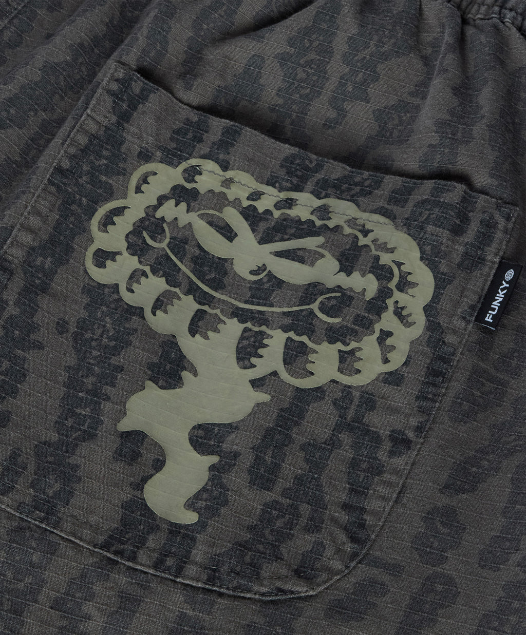 OS RIPSTOP SHORTS WASHED ANTHRACITE