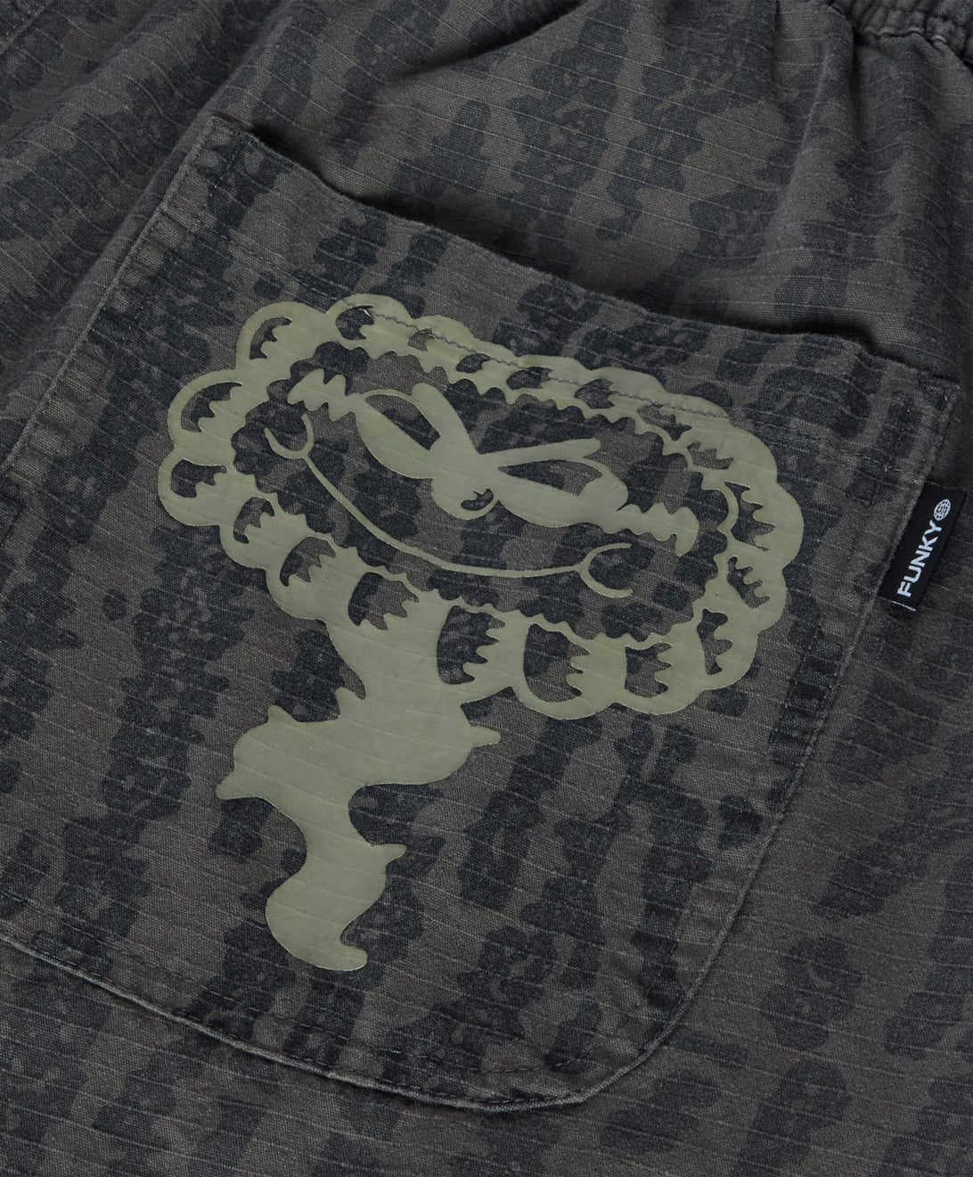 OS RIPSTOP SHORTS WASHED ANTHRACITE