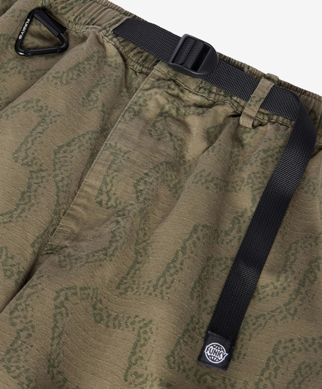 OS RIPSTOP SHORTS WASHED KHAKI