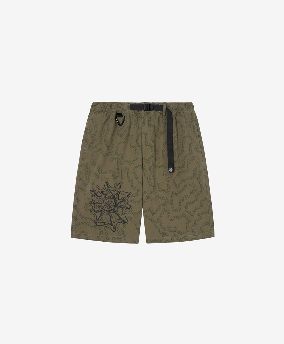 FUNKY OS RIPSTOP SHORTS WASHED KHAKI – Funkysnowboards