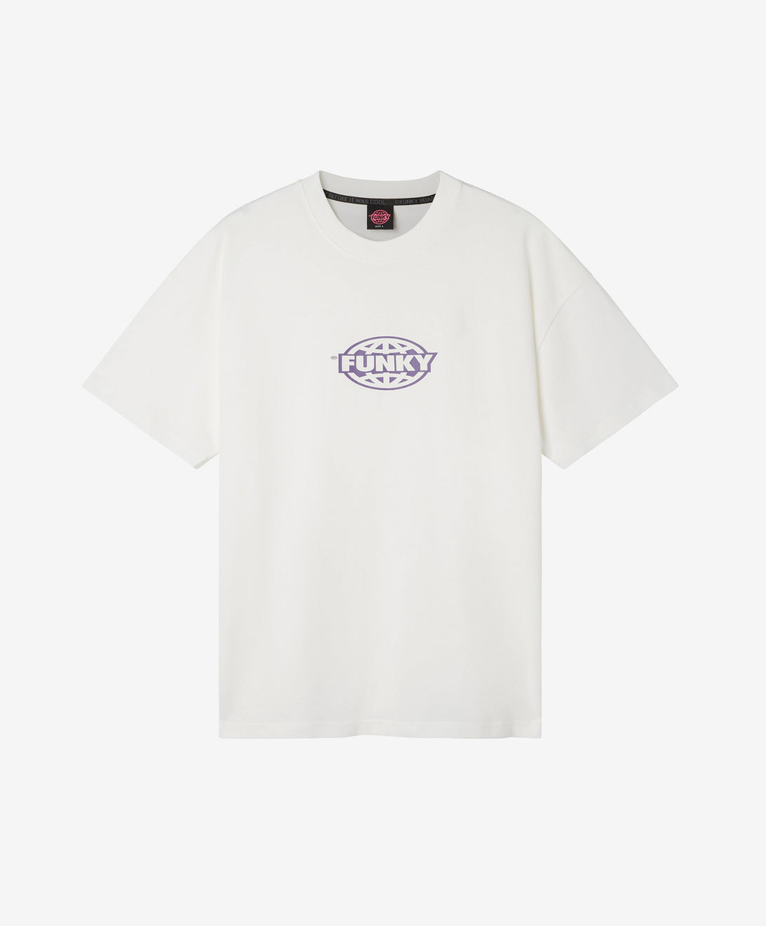 OVAL LOGO TEE WHITE