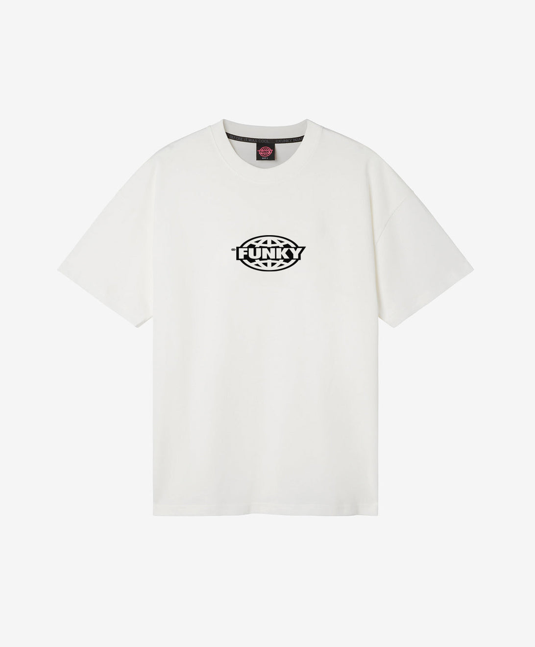 OVAL LOGO TEE WHITE