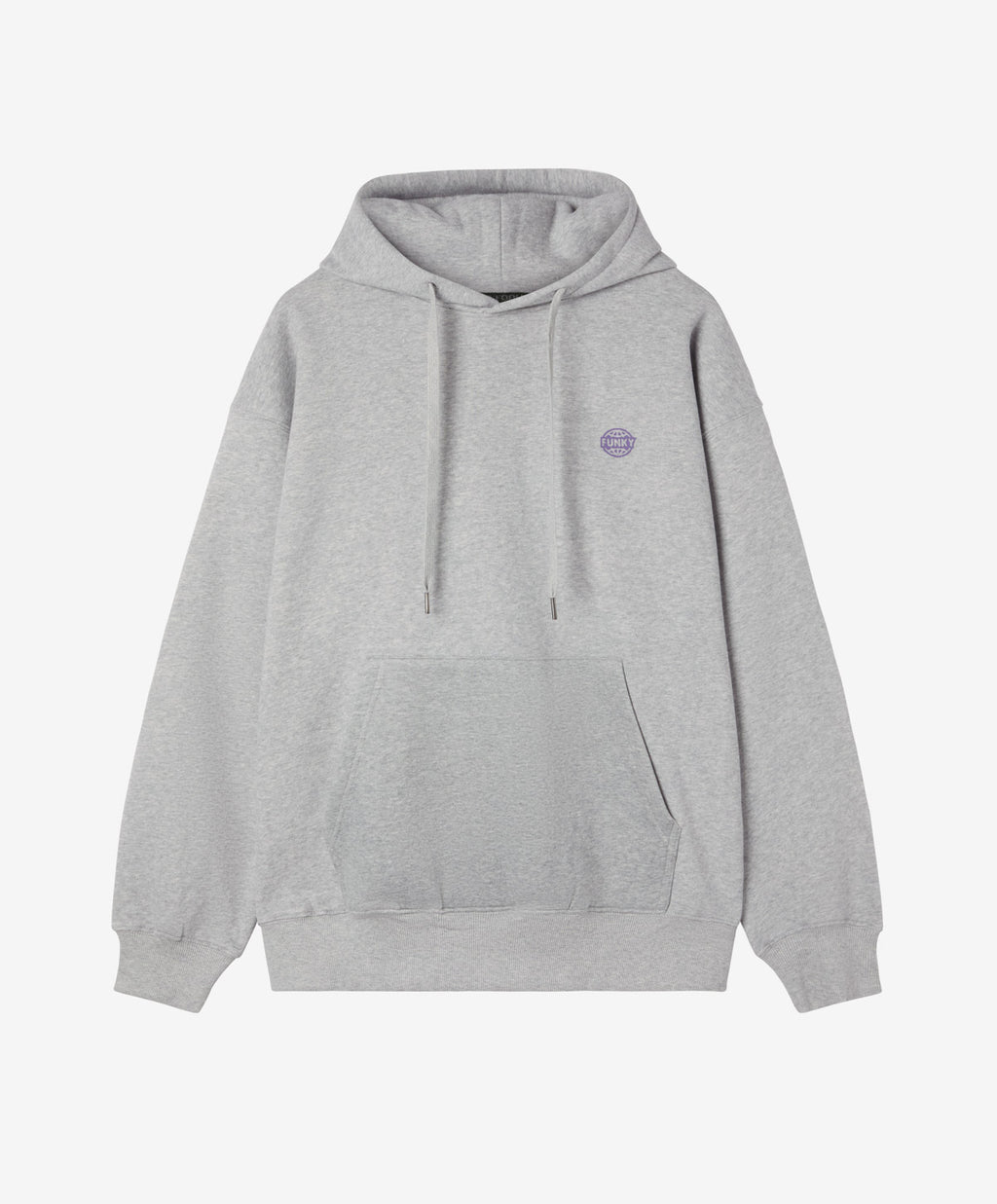 RIFT LOGO HOODIE HEATHER GREY