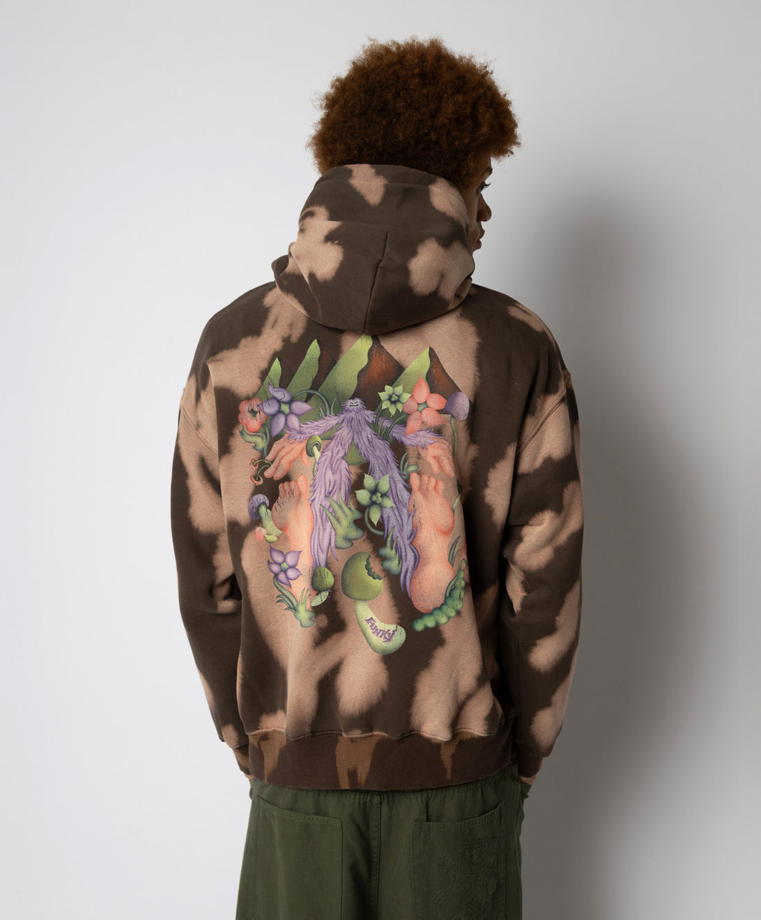 ALPS HOODIE BLOTTED COCONUT
