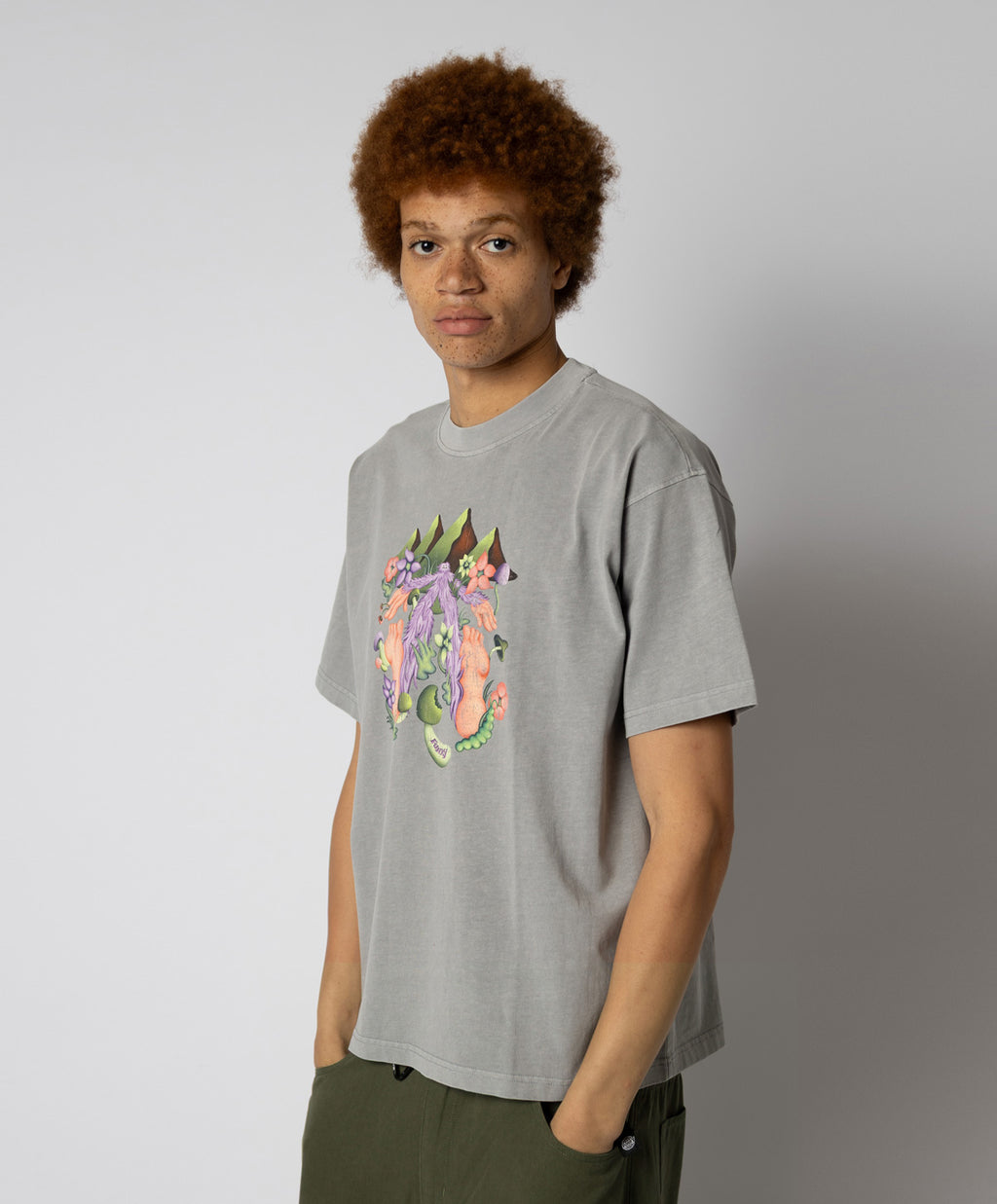 ALPS TEE WASHED ICE