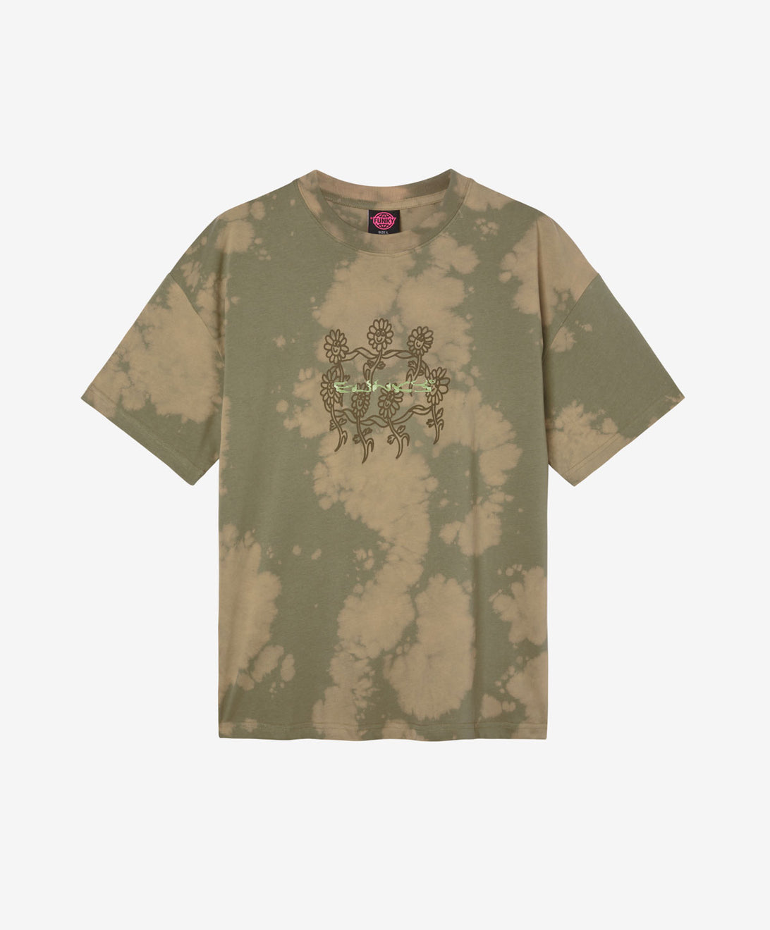 ROUND TEE BLOTTED KHAKI