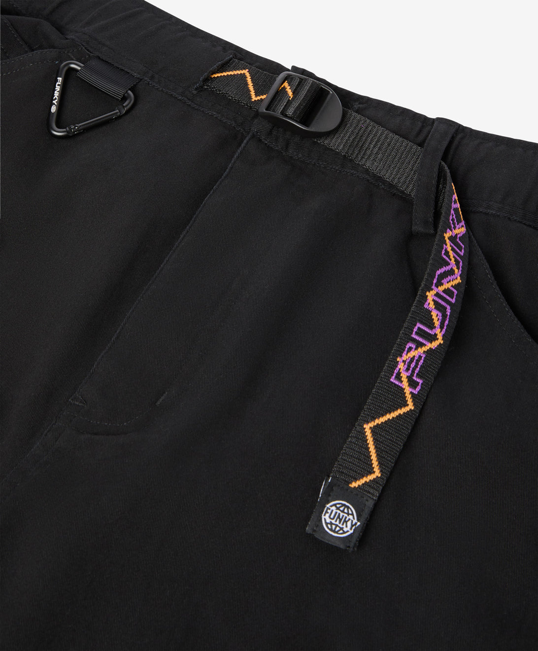 REGULAR TROUSERS WASHED BLACK