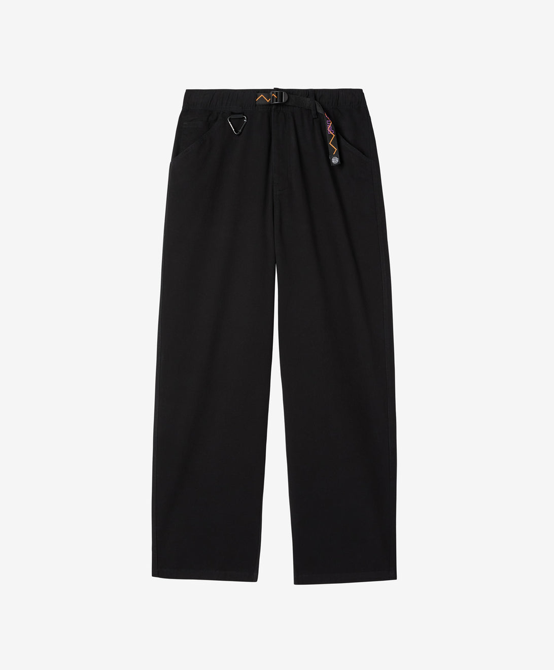 REGULAR TROUSERS WASHED BLACK