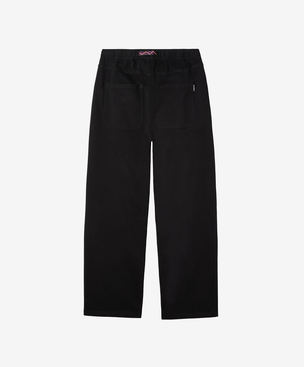 REGULAR TROUSERS WASHED BLACK