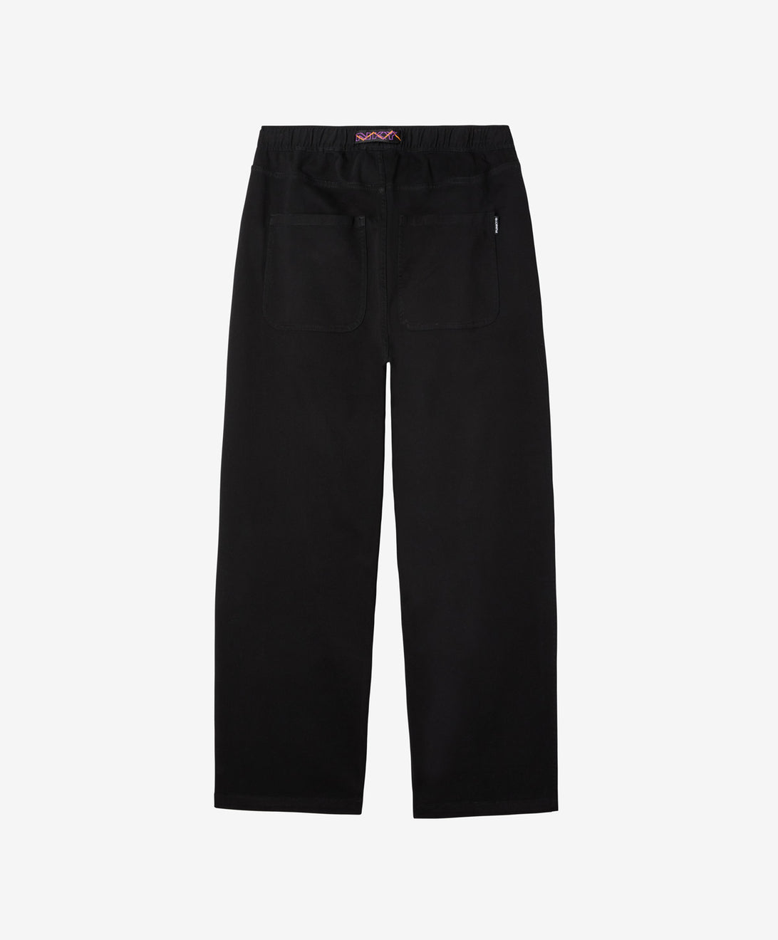 REGULAR TROUSERS WASHED BLACK