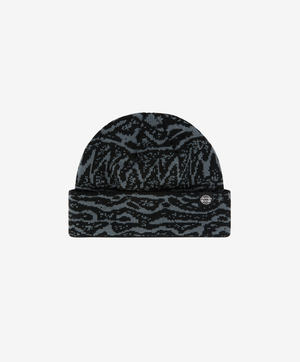 FUNKY ROOTS REGULAR BEANIE BLACK – Funkysnowboards