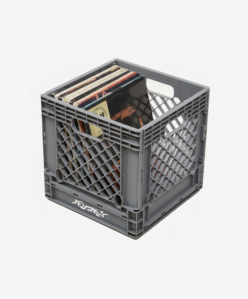 FUNKY VINYL CRATE RED