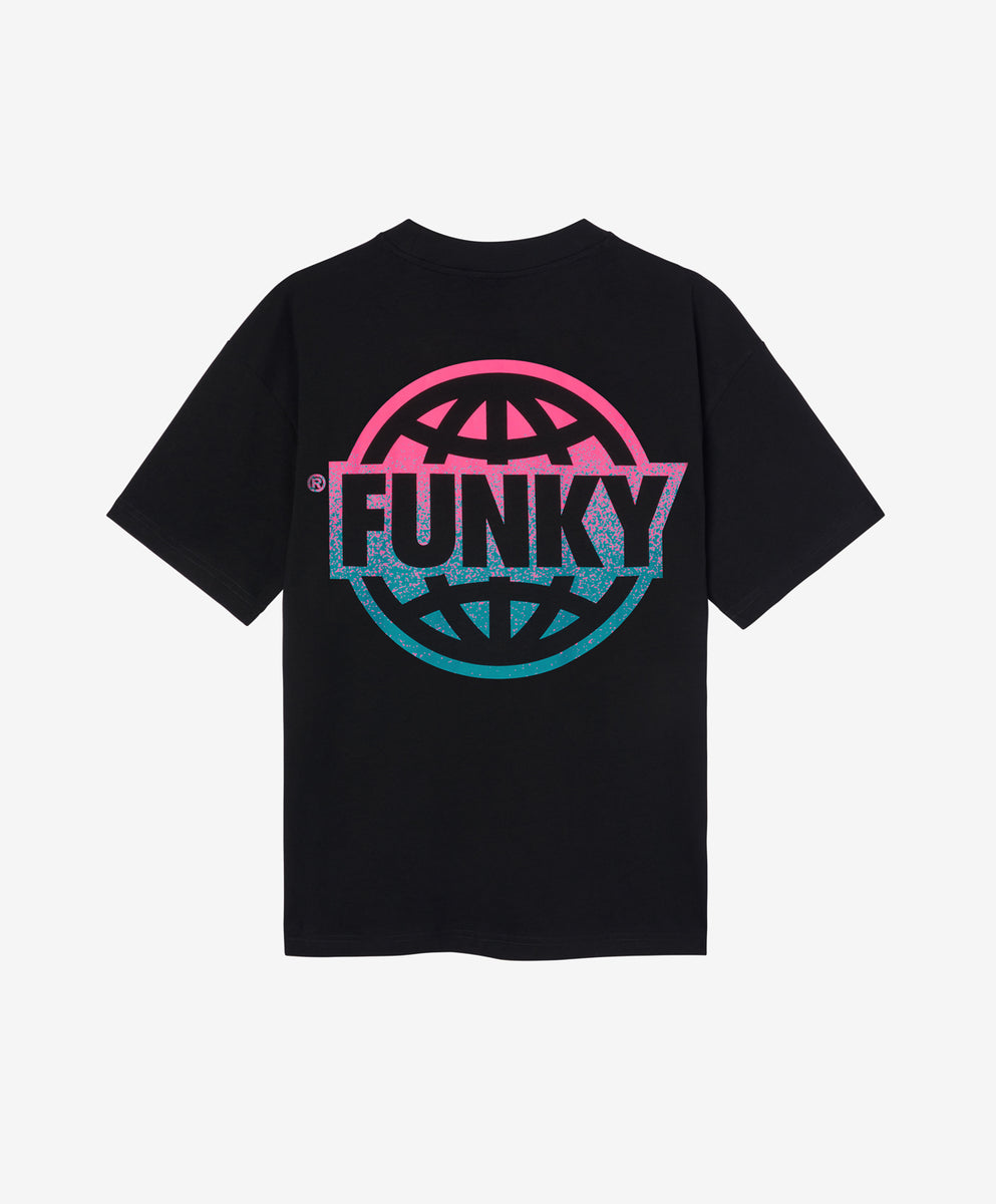 FUNKY SHADE LOGO TEE BLACK – Funkysnowboards