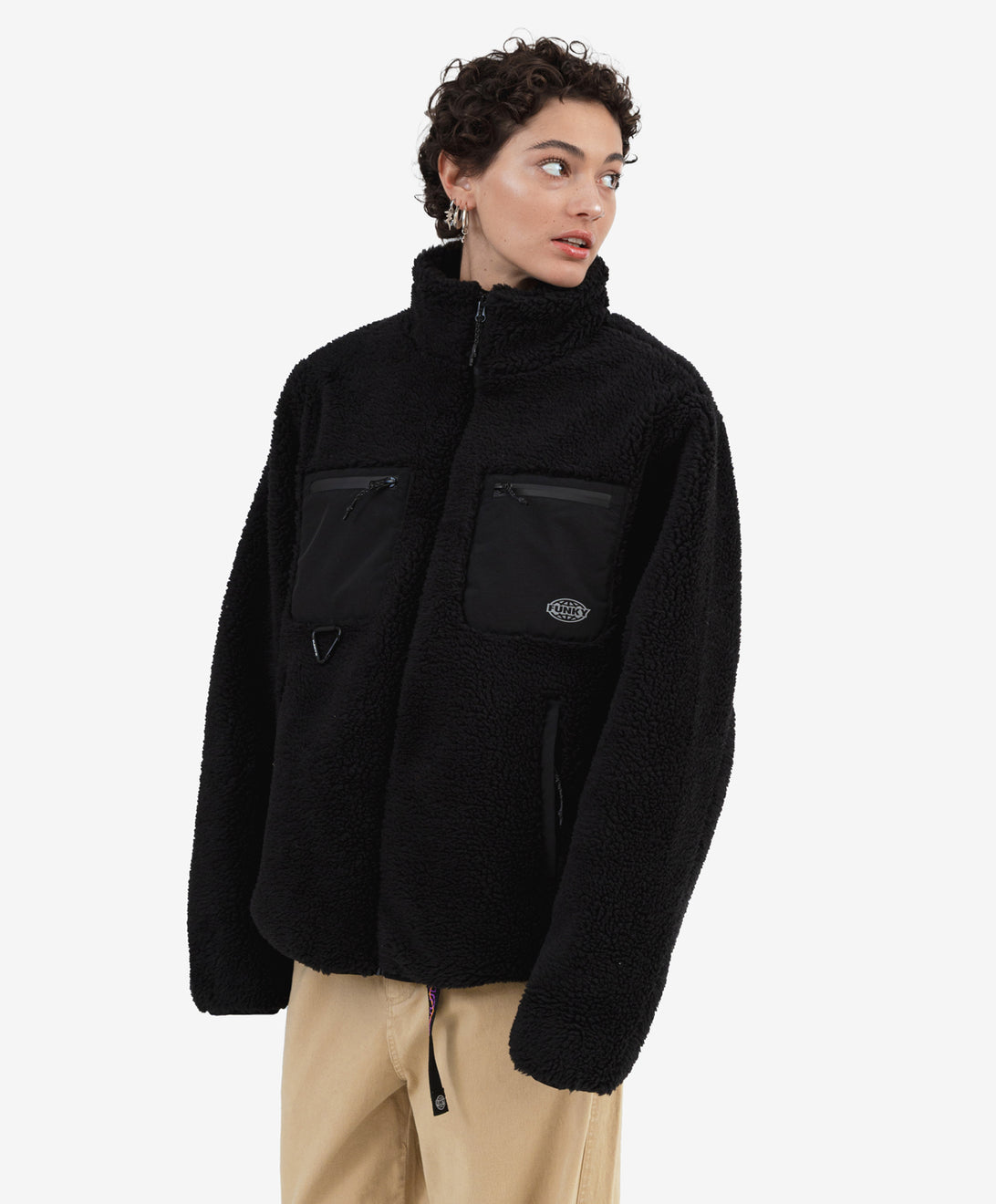 GROG TECH SHERPA JACKET BLACK