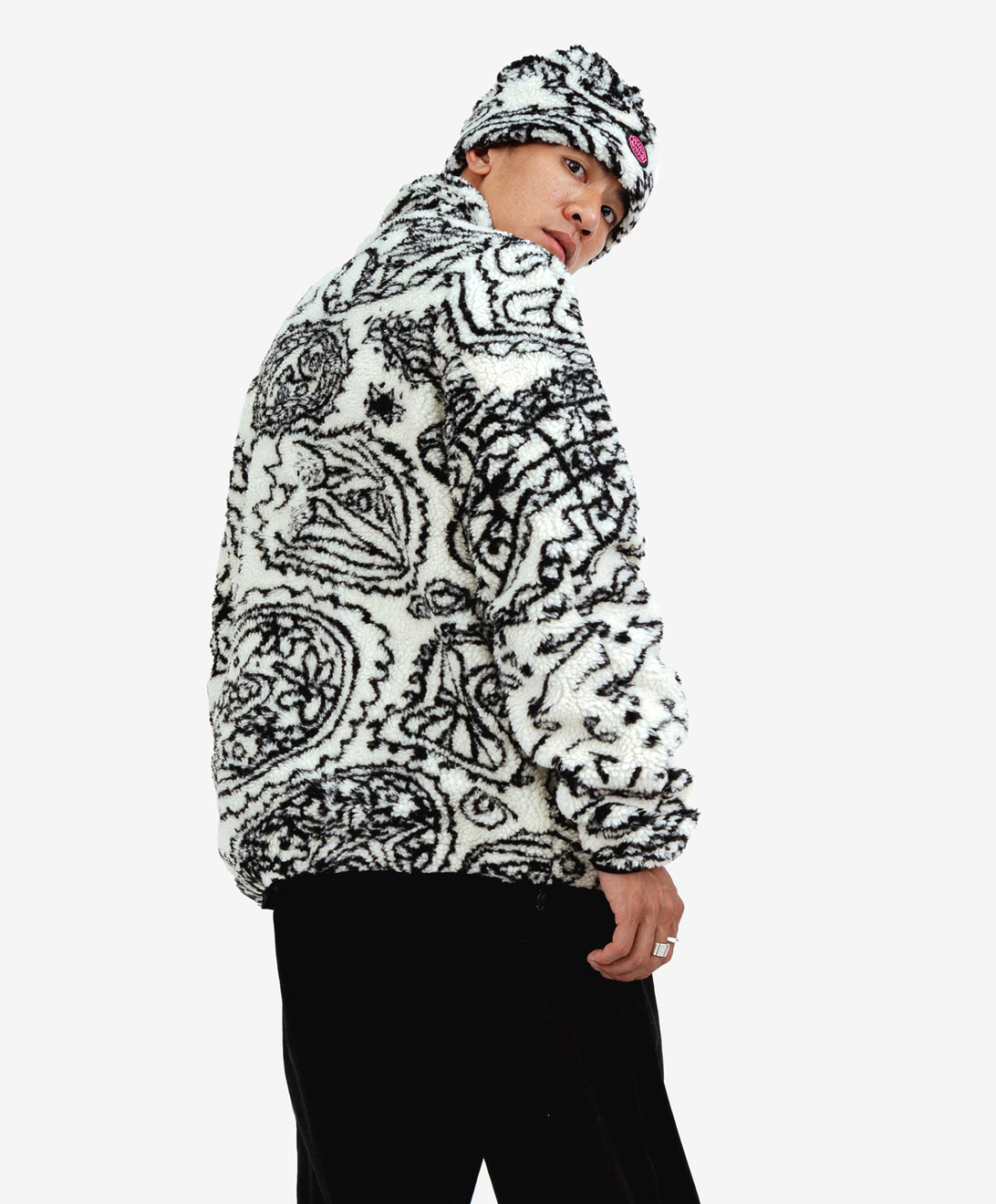 GROG TECH SHERPA JACKET NATURAL RAW