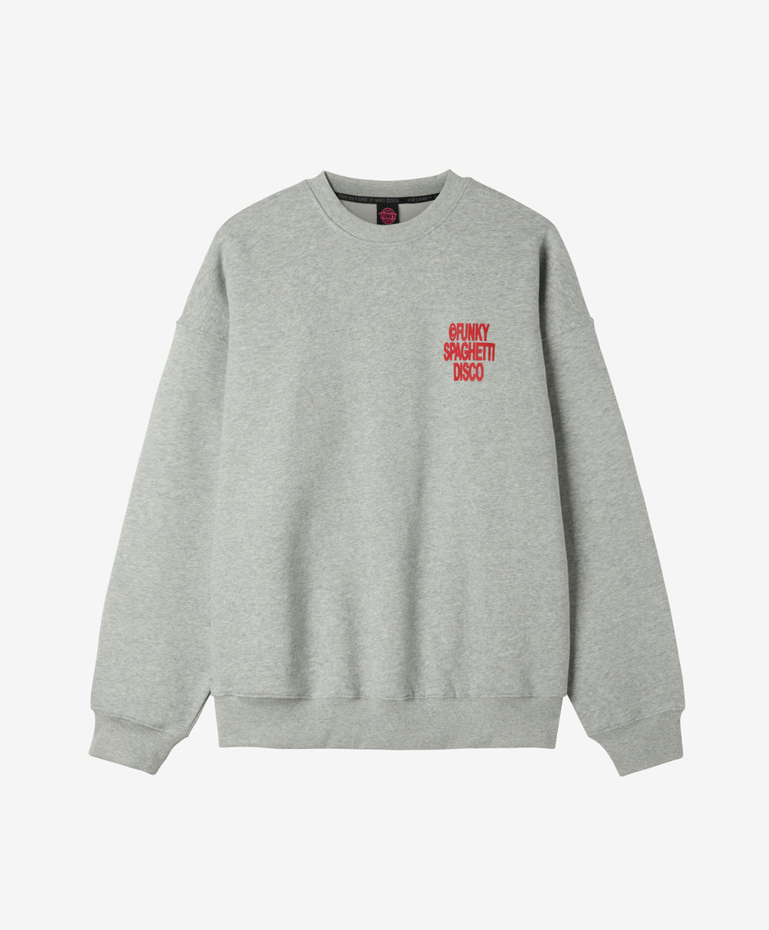 SPAGHETTI CREWNECK HEATHER GREY