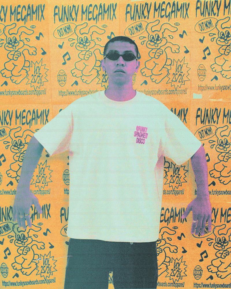 funkysnowboard SPAGHETTI TEE