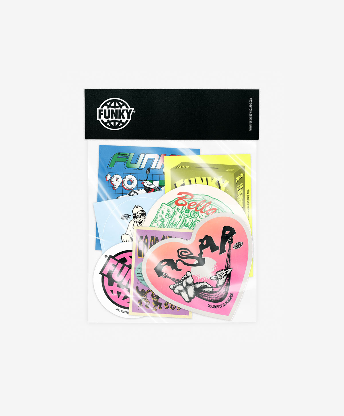 Unity Funky Sticker FUNKY STICKER PACK – Funkysnowboards