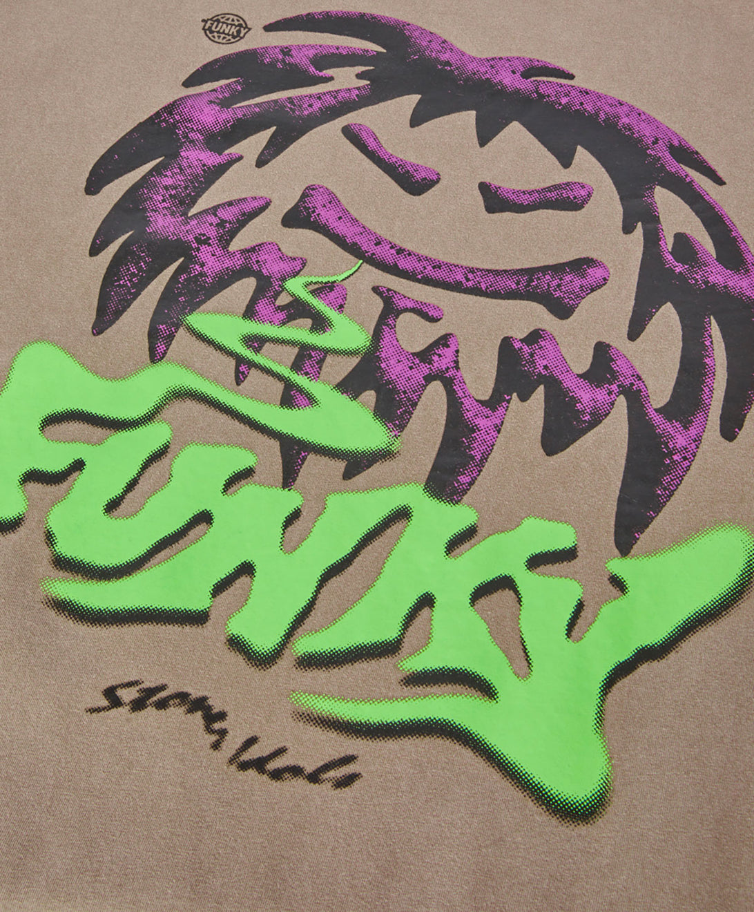 STONER IDOLS TEE WASHED SAND