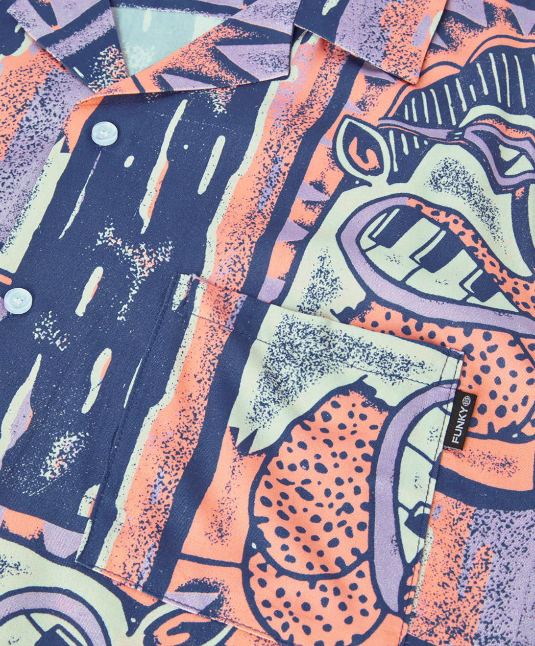 SURFACE VISCOSE SHIRT STONE MULTI