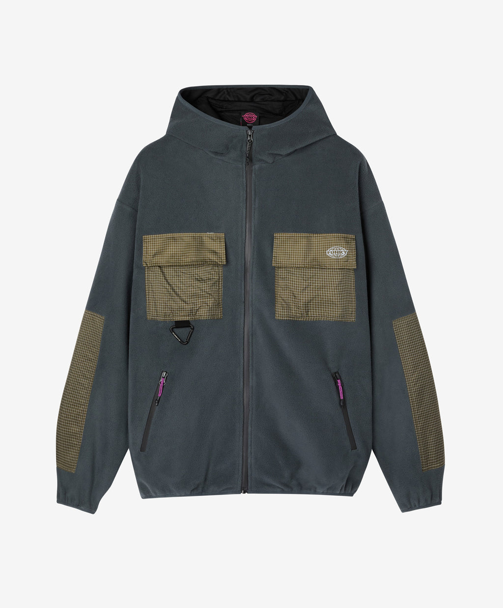 TECH HOODED FLEECE GREY