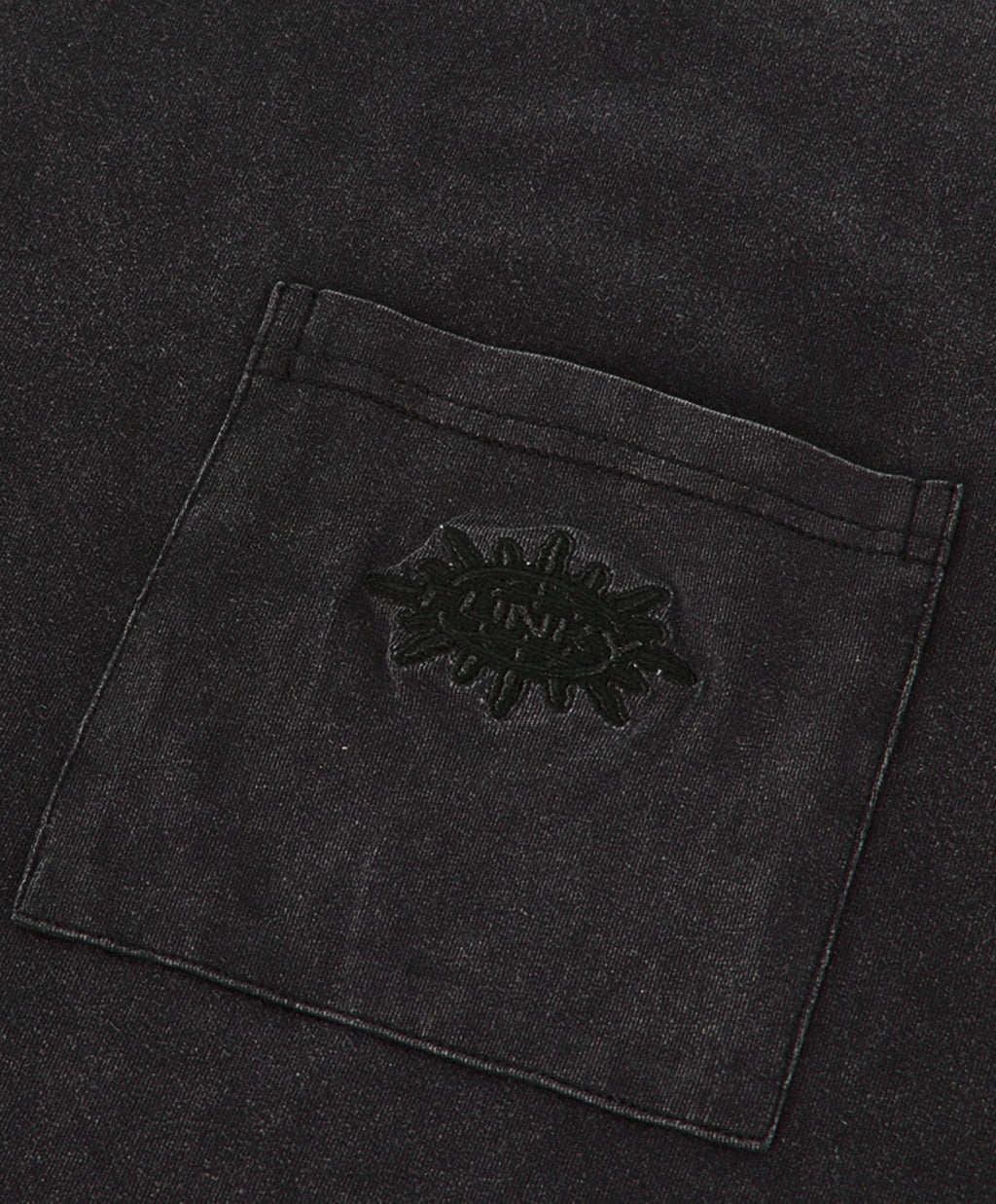 ULTRA POCKET TEE WASHED BLACK