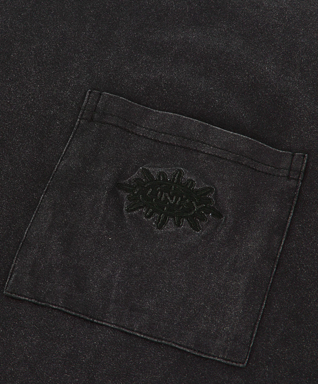 ULTRA POCKET TEE WASHED BLACK