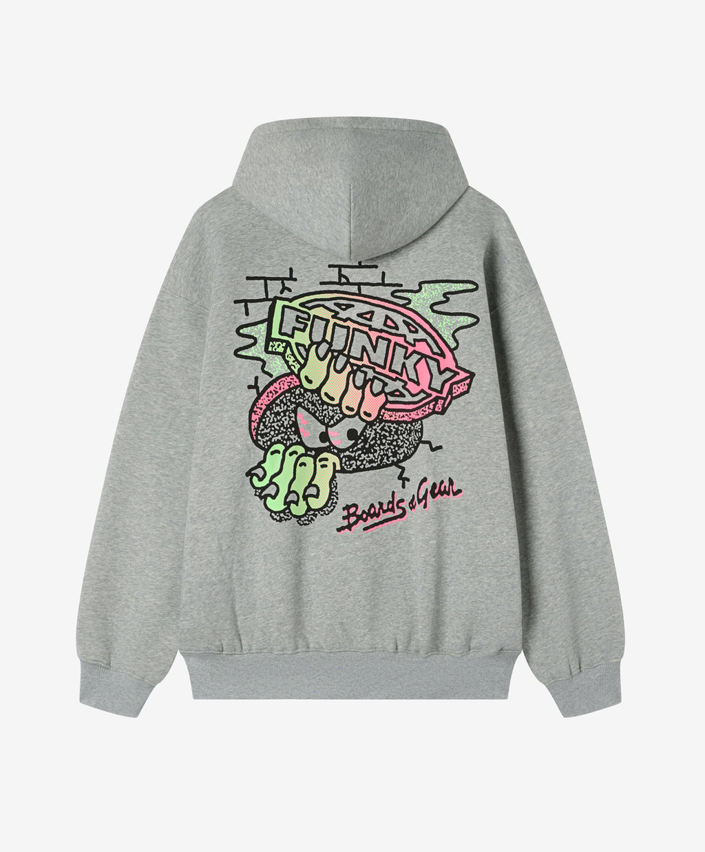 UNDERGROUND HOODIE HEATHER GREY