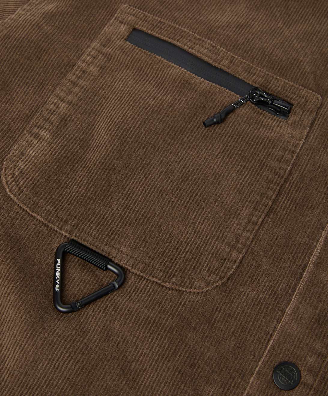 ULTRA CORDUROY SHIRT WASHED BROWN