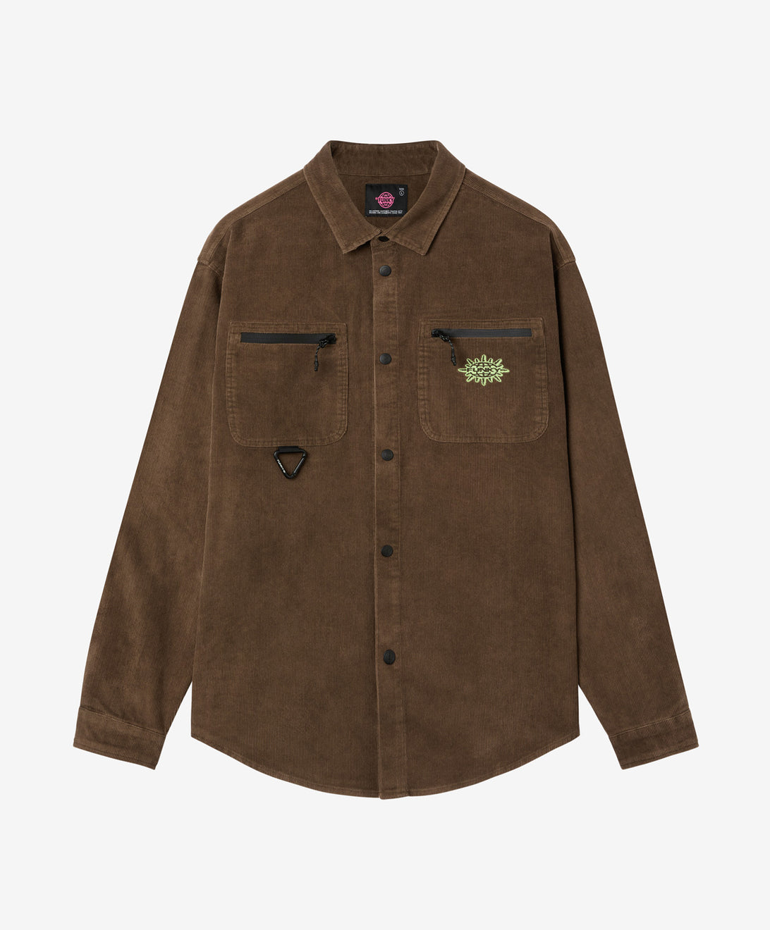 ULTRA CORDUROY SHIRT WASHED BROWN