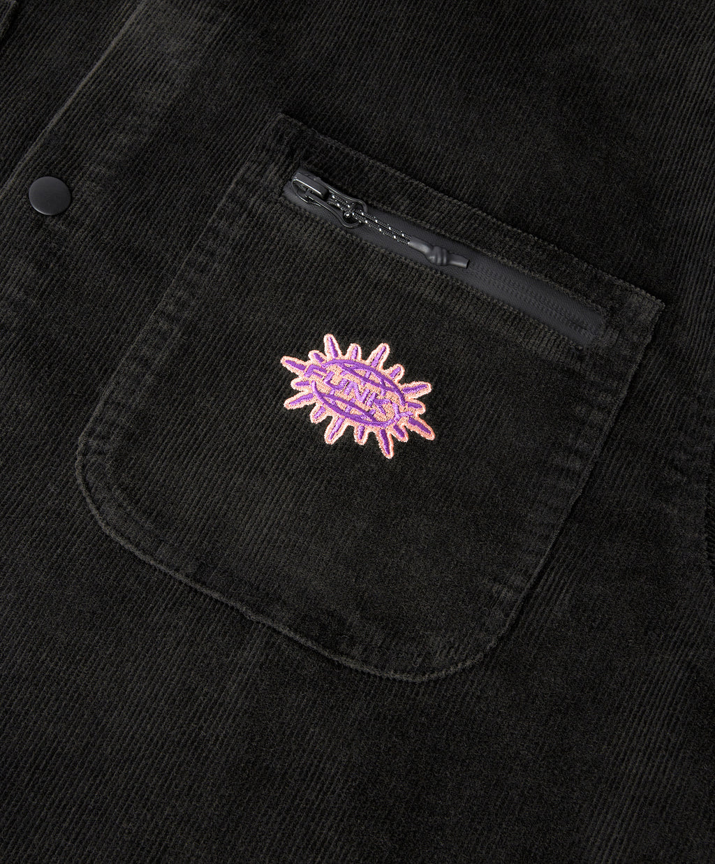 ULTRA CORDUROY SHIRT WASHED BLACK