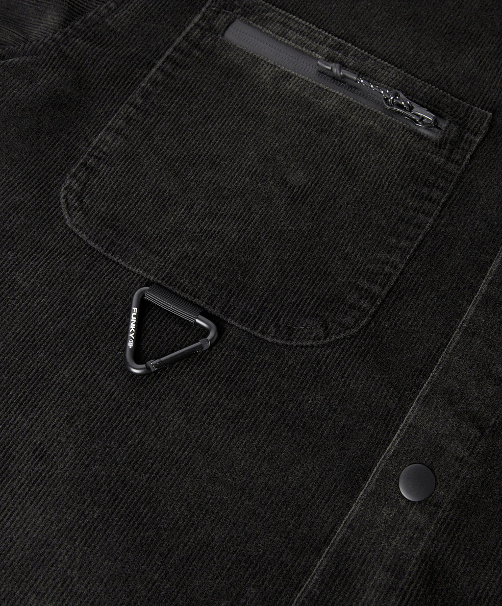 ULTRA CORDUROY SHIRT WASHED BLACK