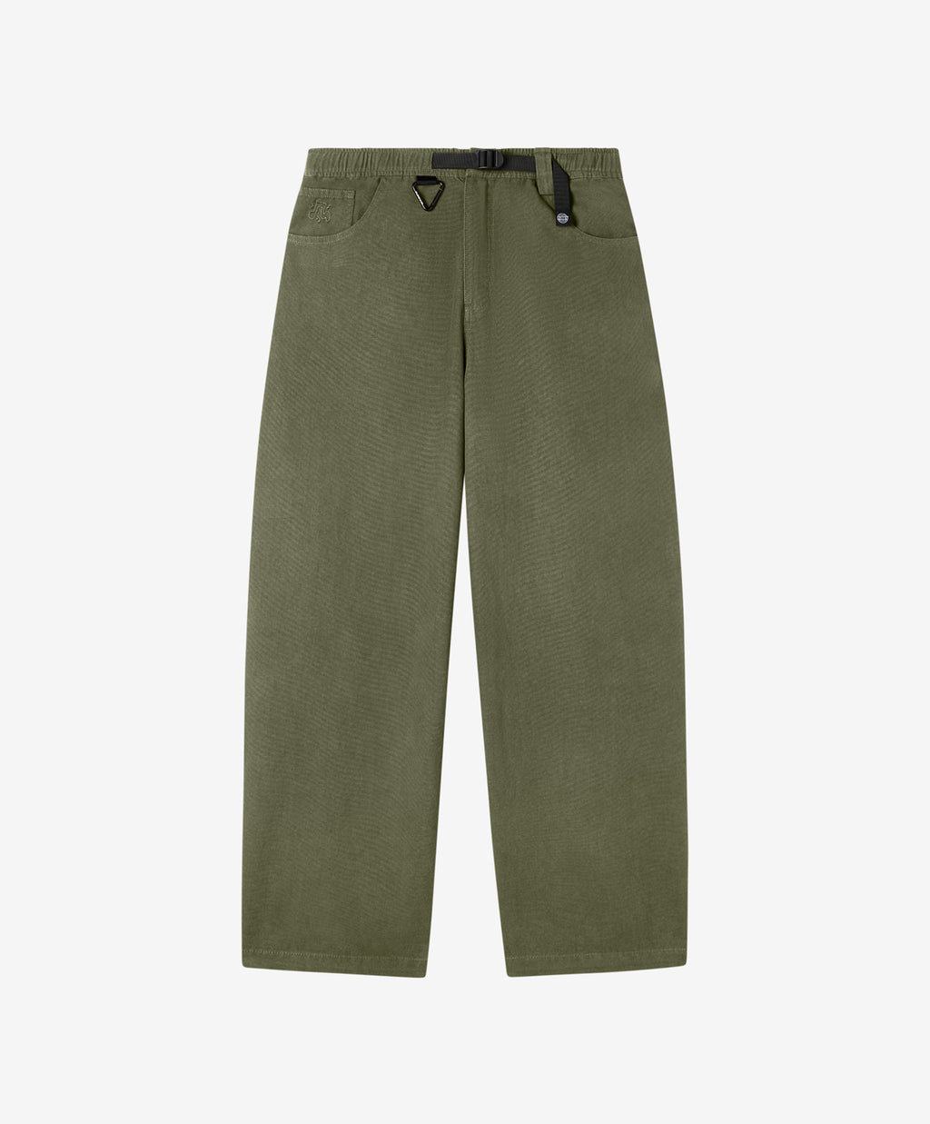 WALKER CANVAS TROUSERS WASHED OLIVE