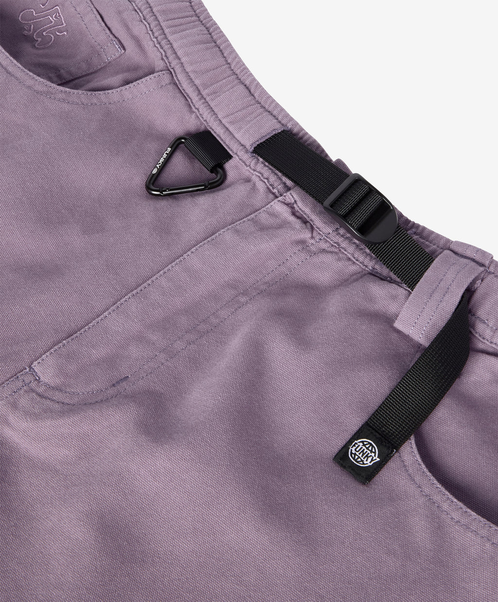 WALKER CANVAS TROUSERS WASHED PURPLE