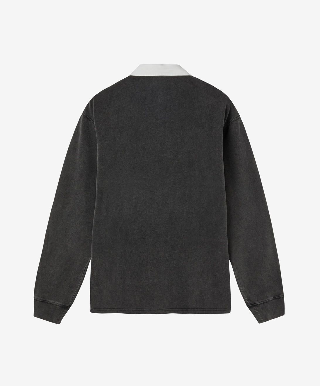 WALKER LONG SLEEVE POLO WASHED BLACK