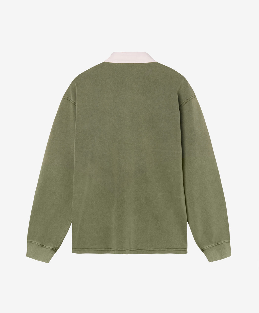 WALKER LONG SLEEVE POLO WASHED GREEN