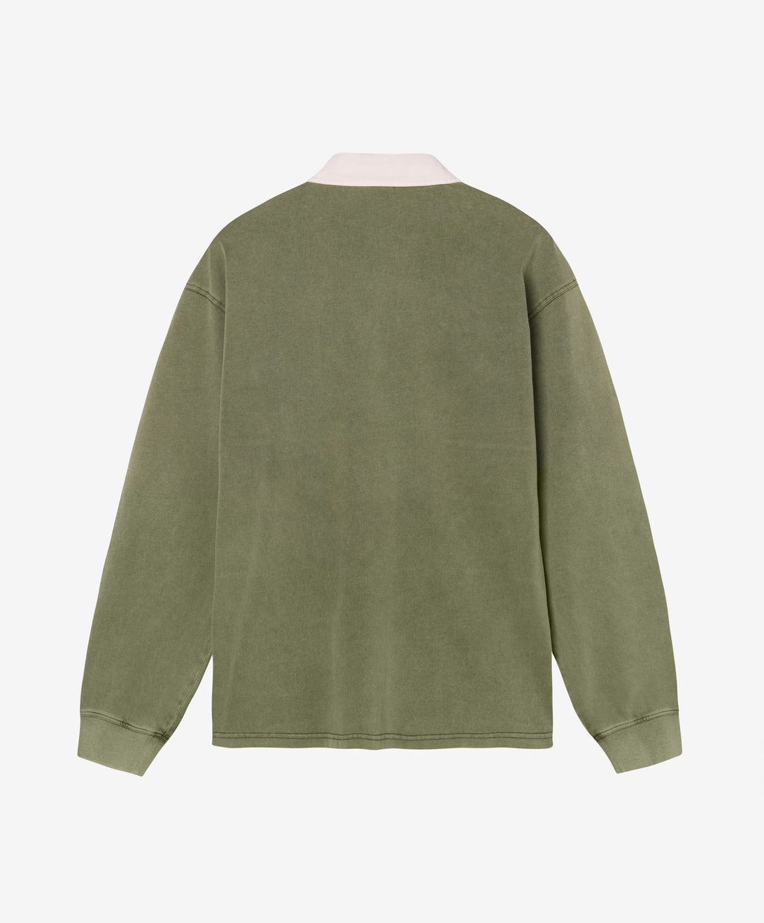 WALKER LONG SLEEVE POLO WASHED GREEN