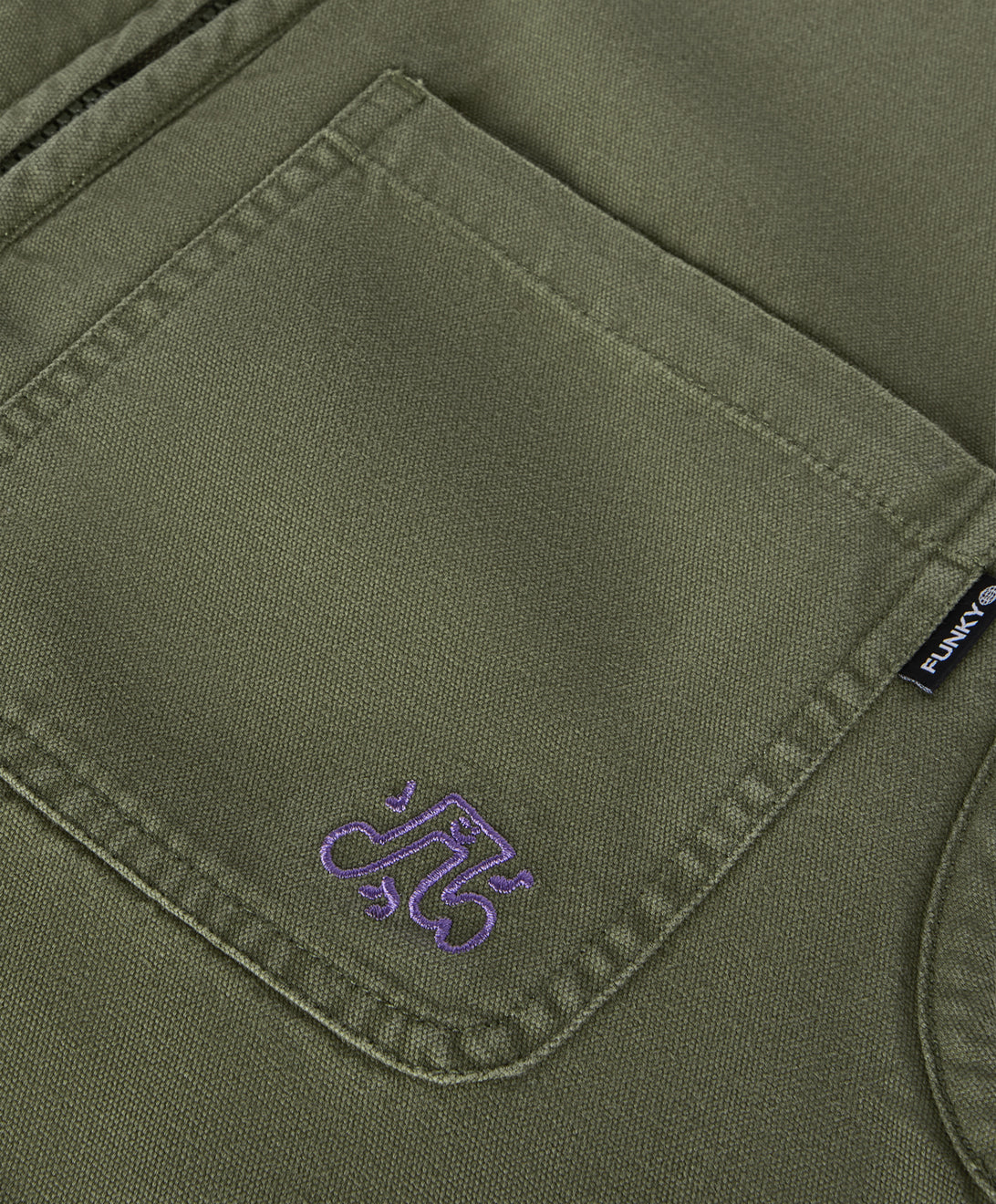 WALKER VEST WASHED OLIVE
