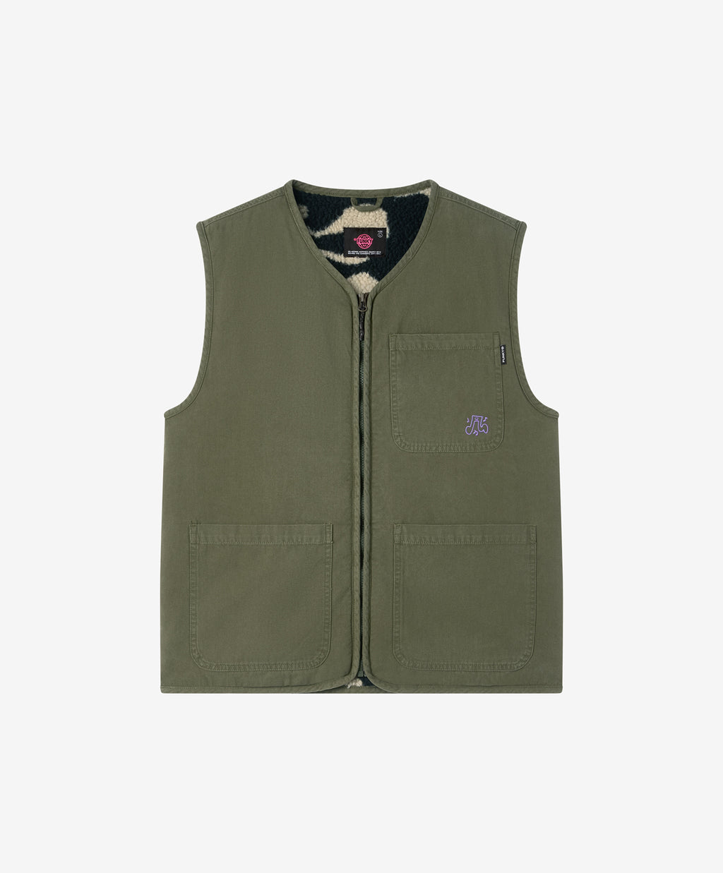 WALKER VEST WASHED OLIVE