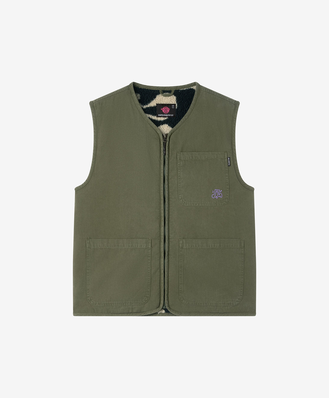 WALKER VEST WASHED OLIVE