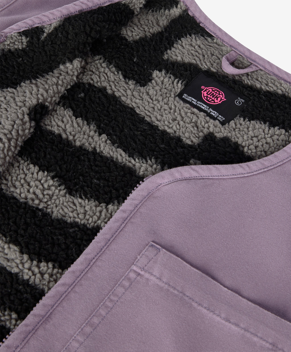 WALKER VEST WASHED PURPLE