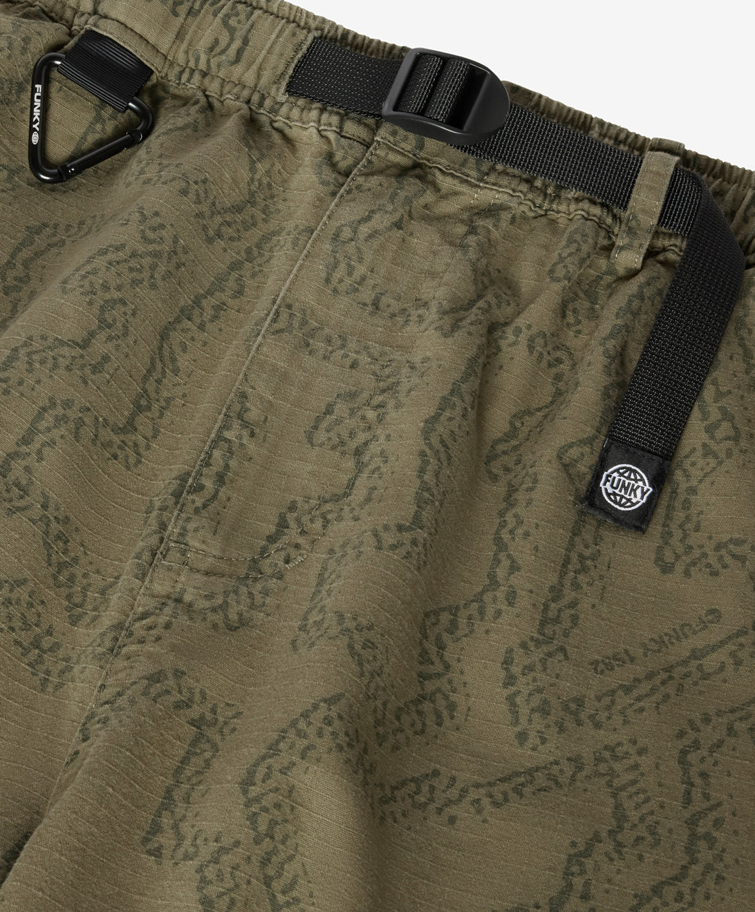 WALKER RIPSTOP TROUSERS WASHED KHAKI