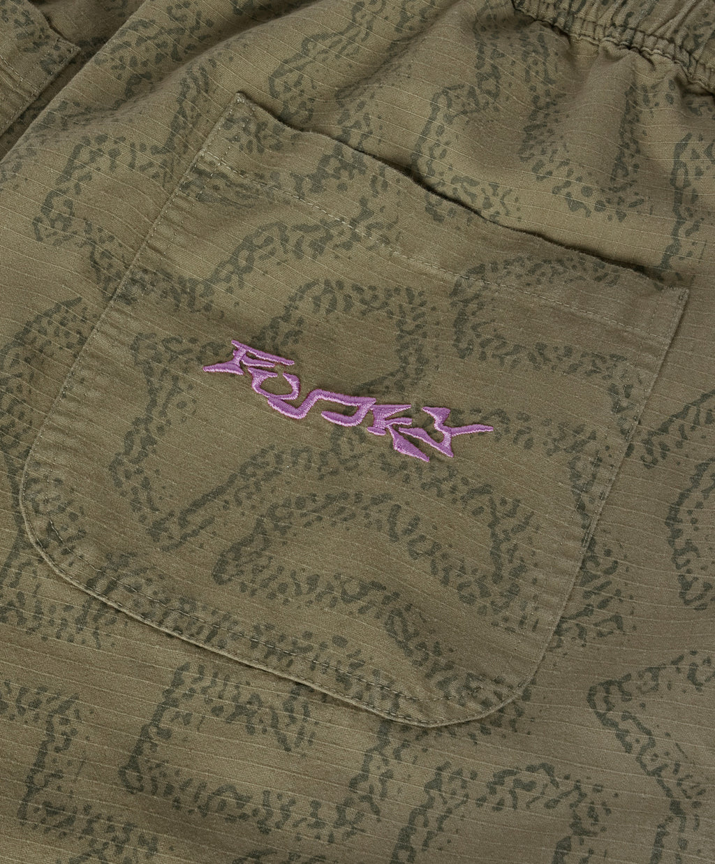 WALKER RIPSTOP TROUSERS WASHED KHAKI