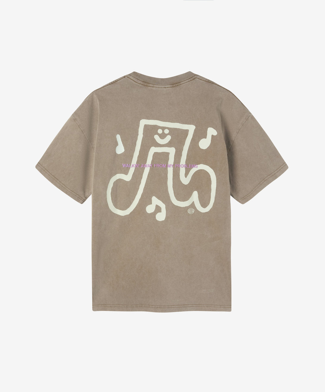 WALKER TEE WASHED BROWN