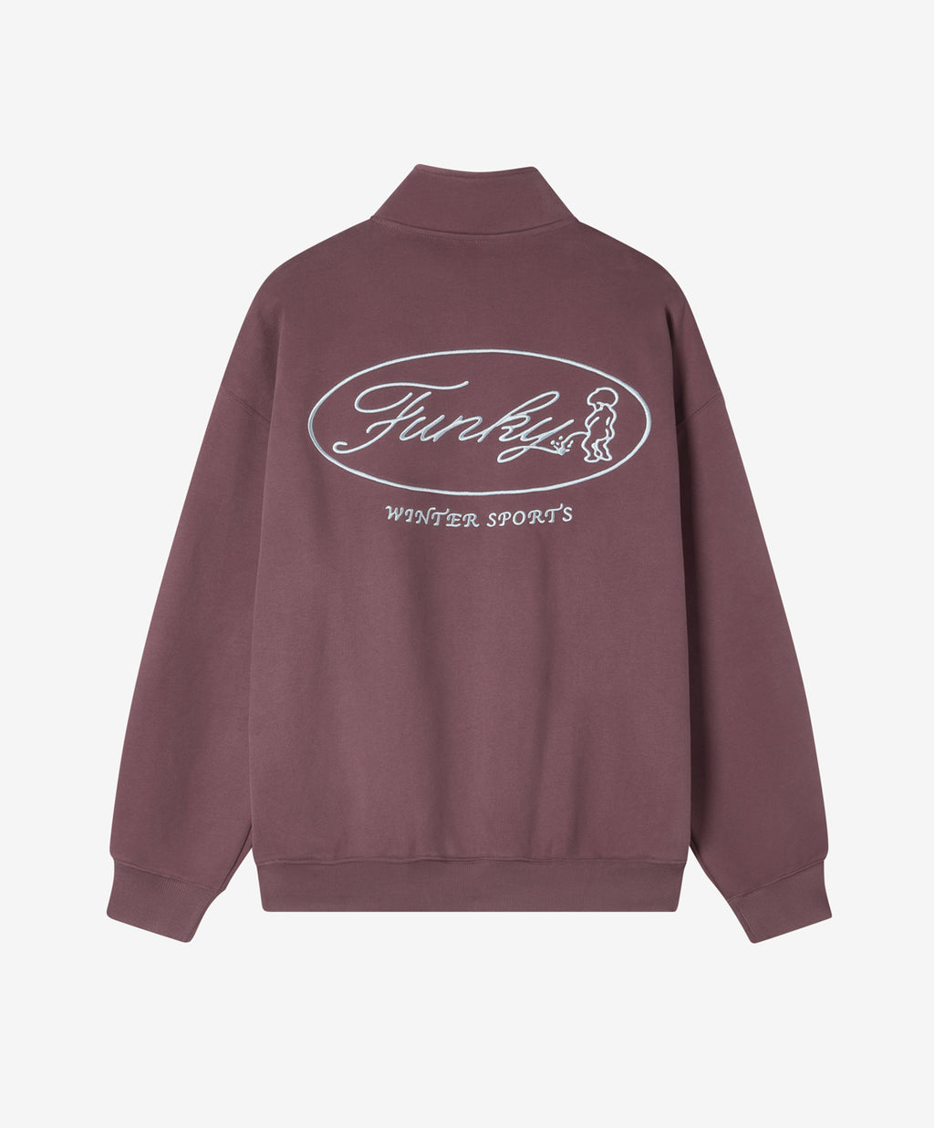 WINTER SPORTS HALF ZIP BURGUNDY