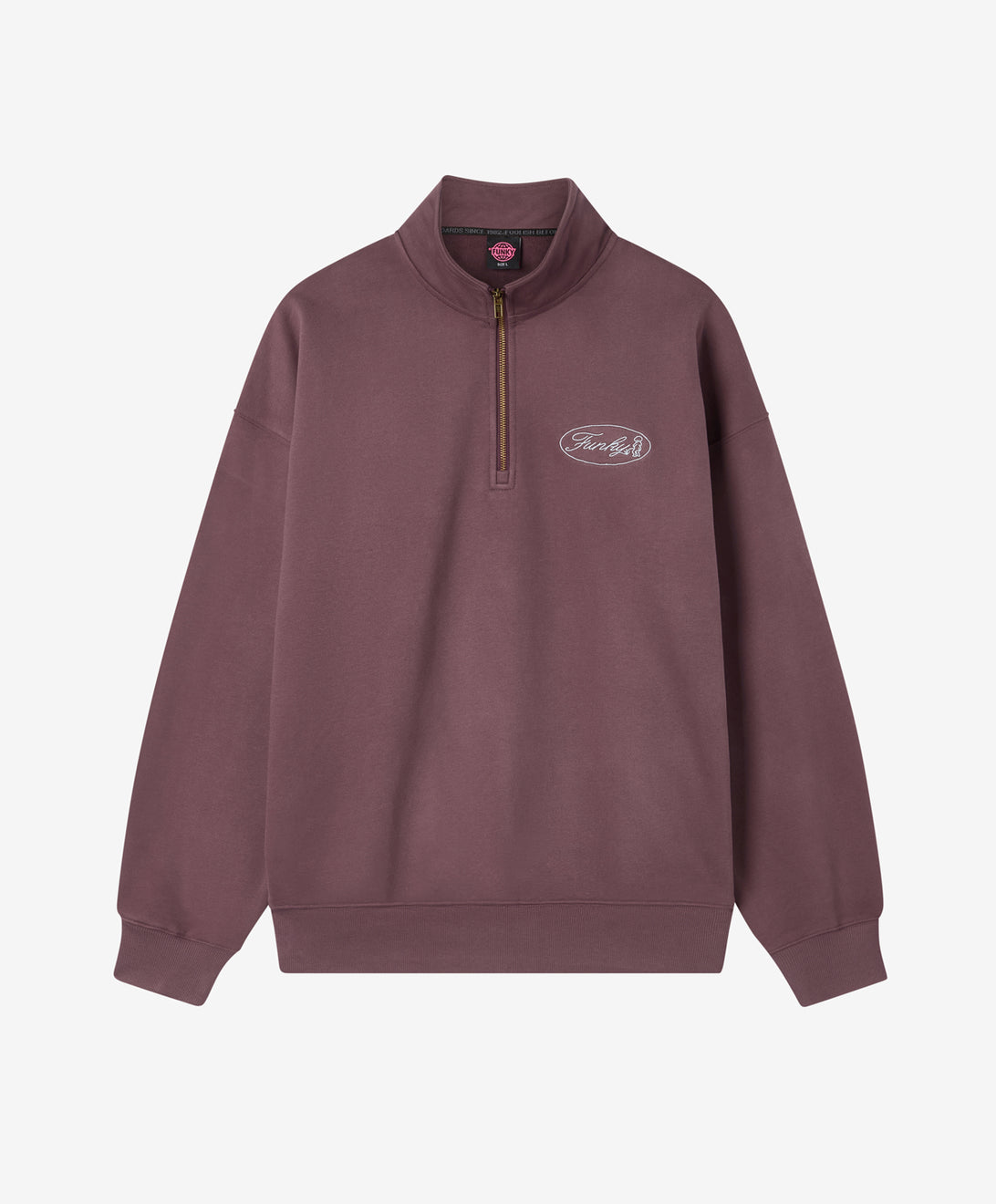 WINTER SPORTS HALF ZIP BURGUNDY