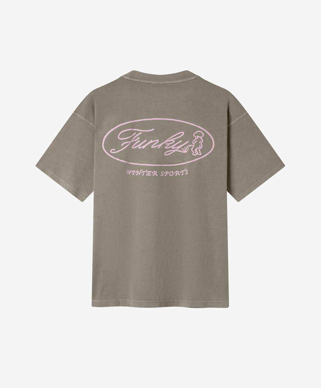 WINTER SPORTS TEE WASHED SAND